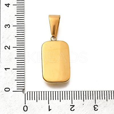 304 Stainless Steel Pendants STAS-S161-01M-G-1