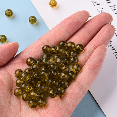 Transparent Acrylic Beads X-MACR-S370-A8mm-737-1