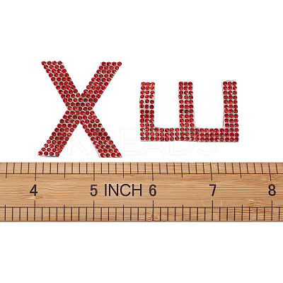 Glitter Hotfix Rhinestone Iron on Patches DIY-CD0001-10C-1