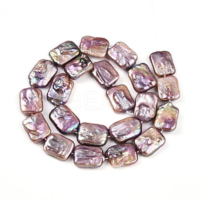 Natural Baroque Pearl Keshi Pearl Beads Strands PEAR-S020-D07-02-1