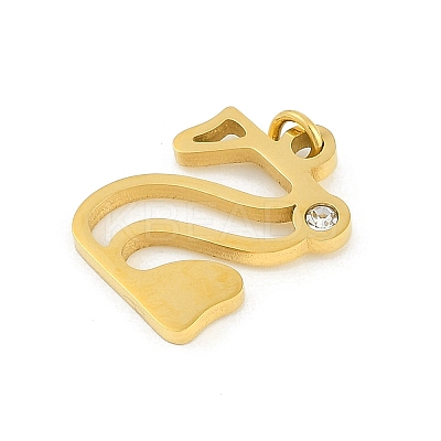 304 Stainless Steel Pendants LS-STAS-R137-01G-Z-1