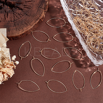 70Pcs Brass Hoop Earrings Findings KK-BBC0014-95-1