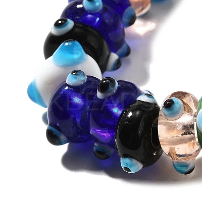 Handmade Evil Eye Lampwork Beads LAMP-K042-05-1