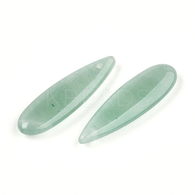 Natural Green Aventurine Pendants G-N348-02A-1