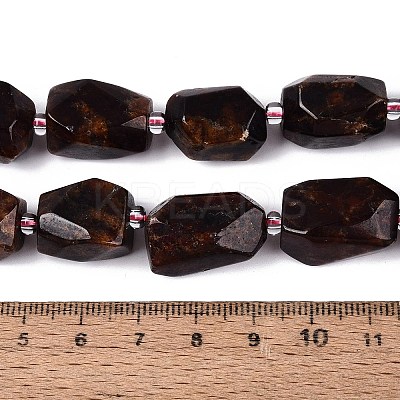 Natural Orange Garnet Beads Strands G-N362-07A-02-1