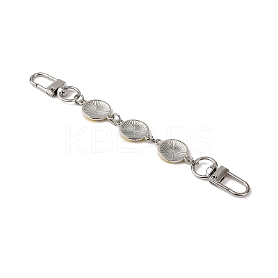 3Pcs 3 Styles Alloy Enamel Sport Ball Bag Extender Chains AJEW-BA00152-1