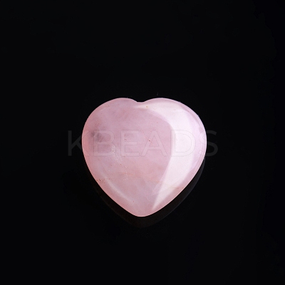 Natural Rose Quartz Love Heart Stone LS-PW-WG32553-07-1