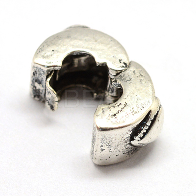 Alloy European Style Clasps PDLC-R001-22AS-1