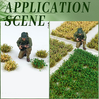 Nylon Mini Grass Tufts AJEW-WH20120-09A-1