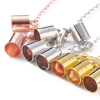 (Defective Closeout Sale: Chain Inconsistent Length & End Uneven Electroplating) KK-XCP0001-58-1