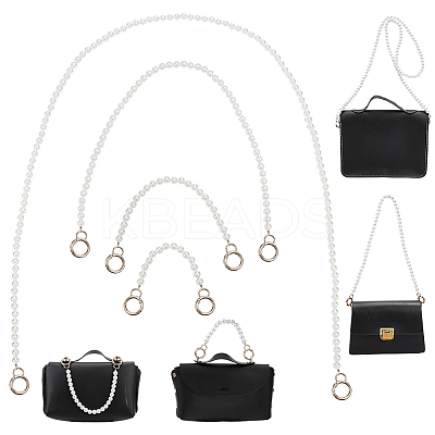 4Pcs 4 Style ABS Pearl Beaded Bag Strap FIND-FH0005-32B-1