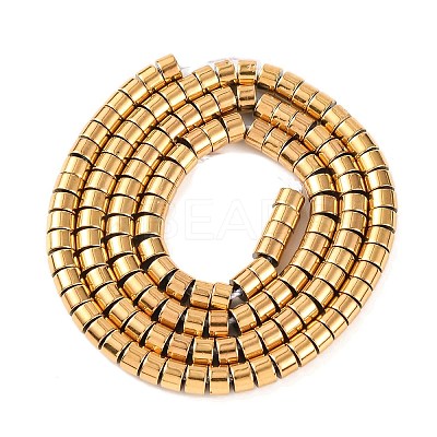 Electroplated Synthetic Non-magnetic Hematite Beads Strands G-H027-G01-03-1
