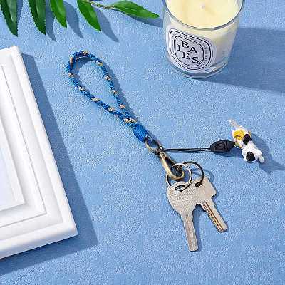 Boho Macrame Wristlet Keychain Keying KEYC-SW00004-02-1