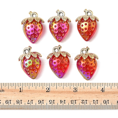 10Pcs Transparent Acrylic Pendants MACR-FS0002-08C-1