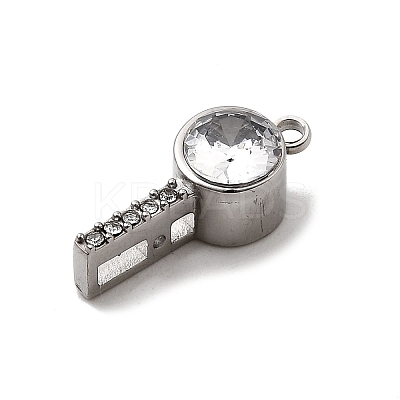 304 Stainless Steel Pendants STAS-B102-06A-P-1