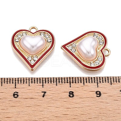 Rack Plating Alloy Rhinestone Pendants FIND-N005-19B-1