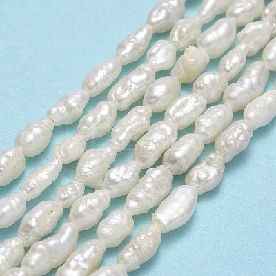 Natural Cultured Freshwater Pearl Beads Strands PEAR-J006-07A-1