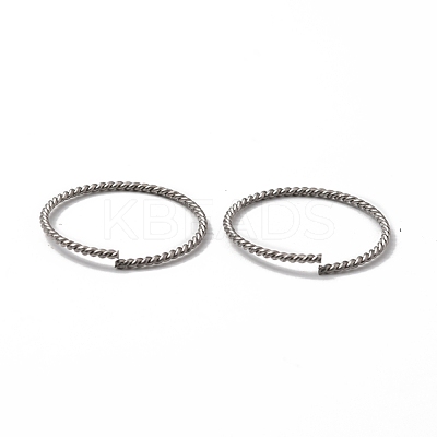Non-Tarnish 304 Stainless Steel Open Jump Rings STAS-L262-36C-P-1