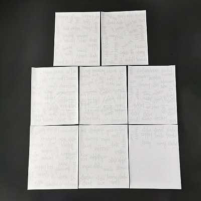PVC Adhesive Pantry Labels Stickers Set DIY-G036-03-1