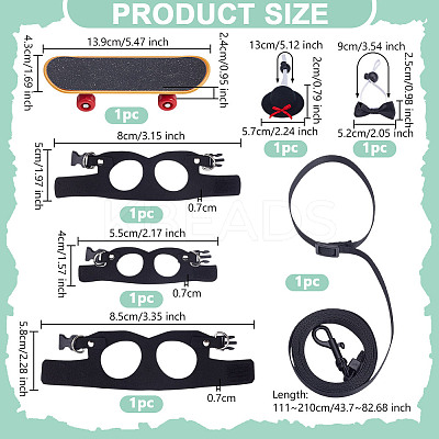 4 Styles Pet Supplies AJEW-OC0013-41B-1