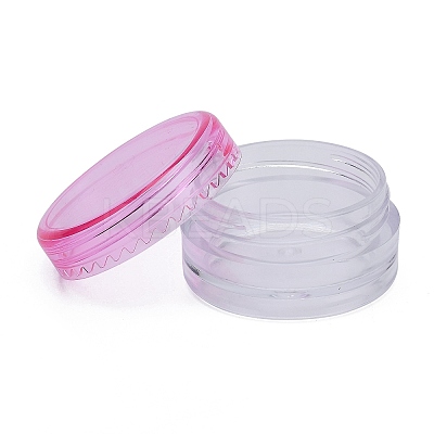3G Plastic Empty Portable Facial Cream Jar LS-X-MRMJ-WH0020-01B-1