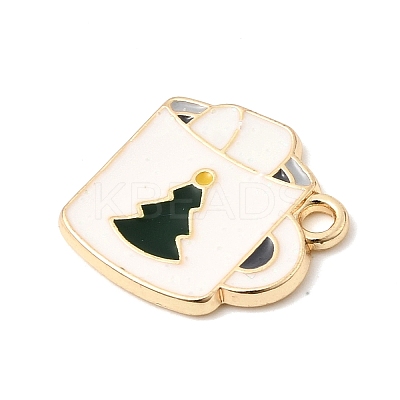 Christmas Theme Rack Plating Alloy Enamel Charms LS-X-PALLOY-O109-29LG-1