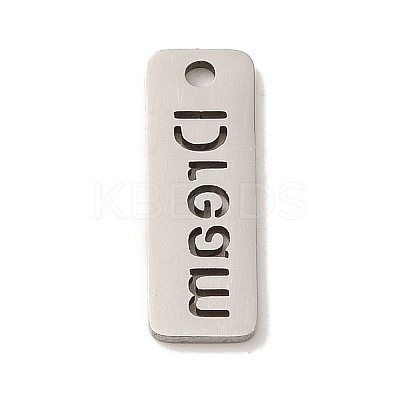 Non-Tarnish 201 Stainless Steel Pendants STAS-E217-39C-P-1