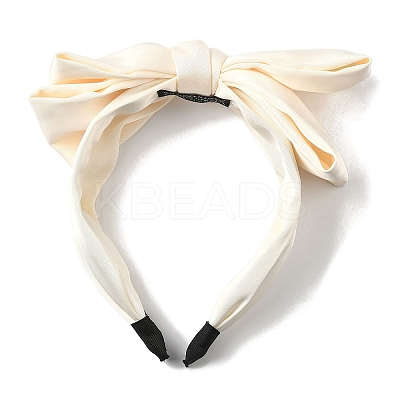 Cloth Bowknot Hair Bands for Women Girls PW-WG05148-02-1