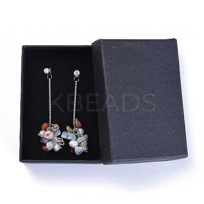 Chip Natural Carnelian EJEW-JE03227-02-1