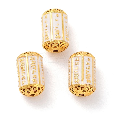 Alloy Enamel Beads ENAM-B001-01B-1