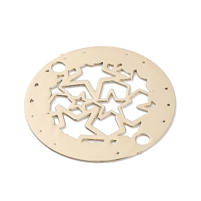 Long-Lasting Plated Brass Connector Charms KK-K366-42KCG-1