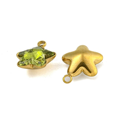 Ion Plating(IP) 304 Stainless Steel Charms STAS-U007-15G-1