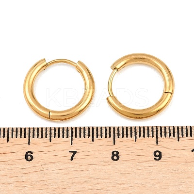 304 Stainless Steel Huggie Hoop Earrings EJEW-O087-06I-G-1