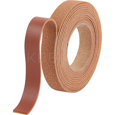 2M PVC Imitation Leather Ribbons SRIB-WH0011-125A-03-1