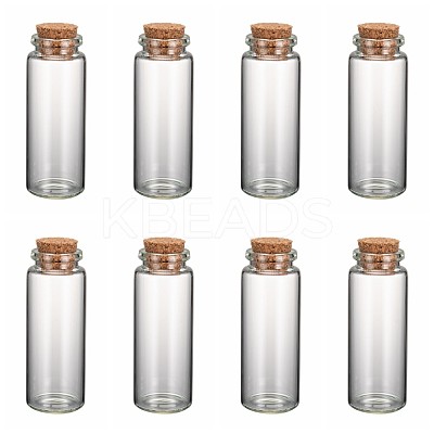 Glass Jar Glass Bottles AJEW-H004-2-1