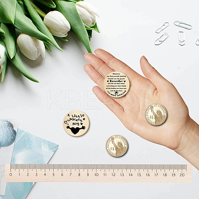201 Stainless Steel Commemorative Coins AJEW-CN0002-05D-1