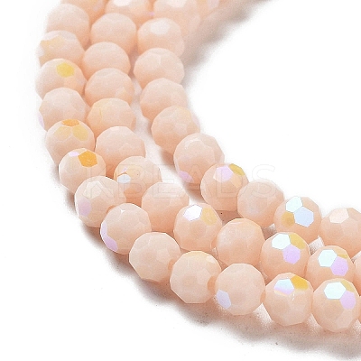 Opaque Glass Beads Strands EGLA-A035-P4mm-L05-1