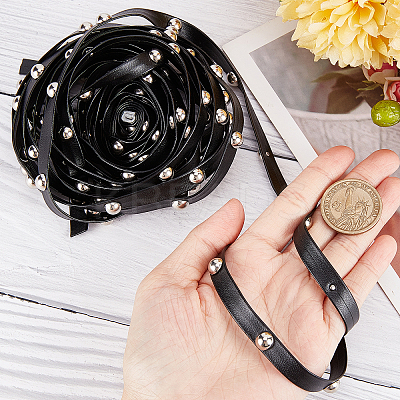 Flat Imitation Leather Cord WL-GF0001-11A-04-1