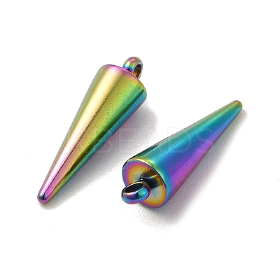 Ion Plating(IP) 201 Stainless Steel Pendants STAS-F290-01MC-1