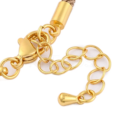 Nylon Cords Bracelet Makings Fit for Connector Charms AJEW-P116-02G-30-1