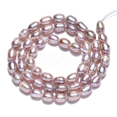 Natural Cultured Freshwater Pearl Beads Strands PEAR-N012-04Q-1