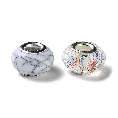 Resin European Beads RESI-G080-01K-1