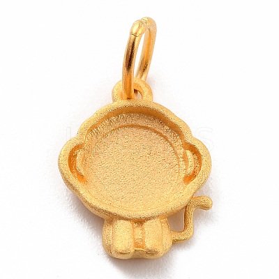 925 Sterling Silver Pendant Cabochon Settings STER-I020-01A-G-1