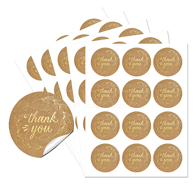 5 Sheets Round Dot PVC Waterproof Decorative Sticker Labels DIY-WH0481-32-1