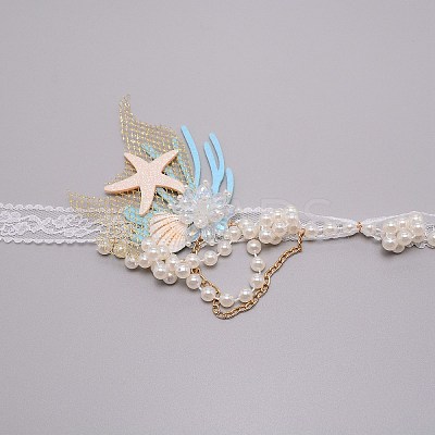 Lace Headbands for Girls LS-OHAR-WH0021-01-1