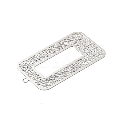 Rack Plating Brass Filigree Pendants KKC-K001-11P-1