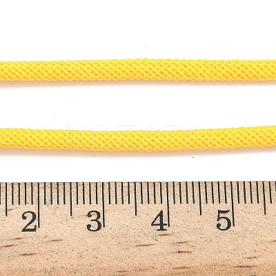 3MM Nylon Milan Cord Necklace Making NJEW-H084-01G-34-1