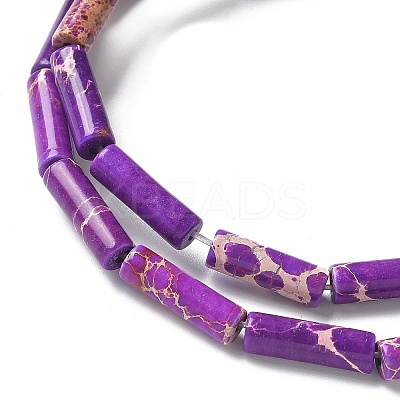 Natural Imperial Jasper Beads Strands G-E508-04I-1