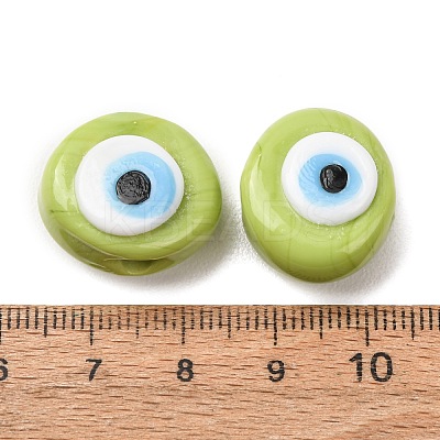 Handmade Evil Eye Lampwork Beads LAMP-G168-02K-1
