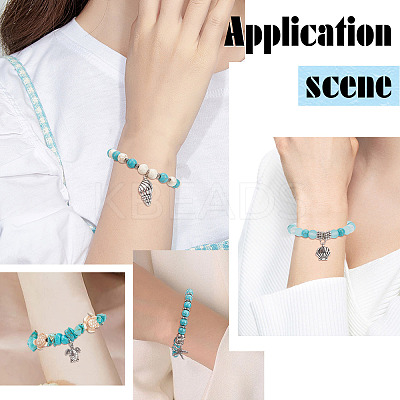 DIY Ocean Theme Bracelet Making Kit DIY-SC0020-87-1